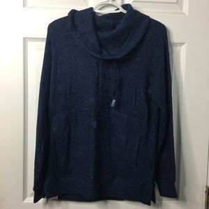 Women’s Blue Turtleneck Lounge Top